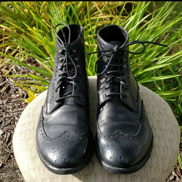 Officine Creative Barneys New York Brown Men\'s Size 9 Wingtip Dress Shoes Mens Barneys New York Brown Suede Leather Wingtip Dress  main image 3